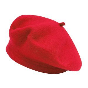 Wool French Beret Hat Solid Color Beret Cap For Women Girls (traditional Red)🐠